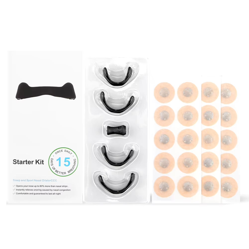 Magnetic anti Snore Patch Nose Dilator anti Snoring Nose Easy Breath Anti-Snoring Device Improve Sleeping 15Pairs/Box